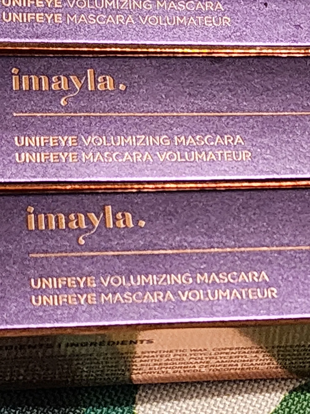 IMAYLA Unifeye Volumizing BLACK Mascara All 3 Boxes